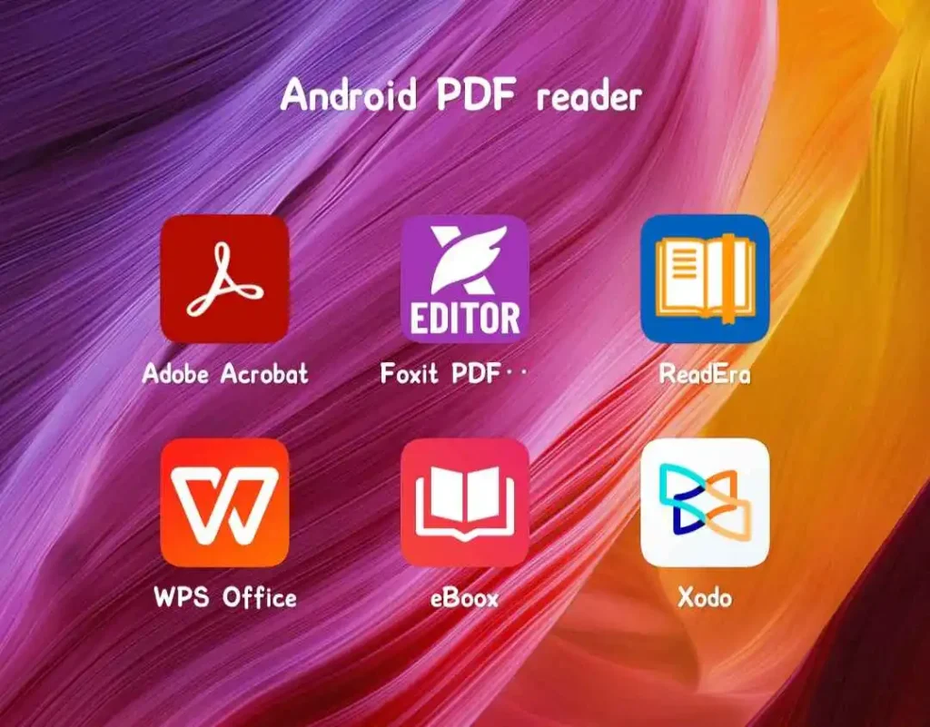 PDF readers for Androis