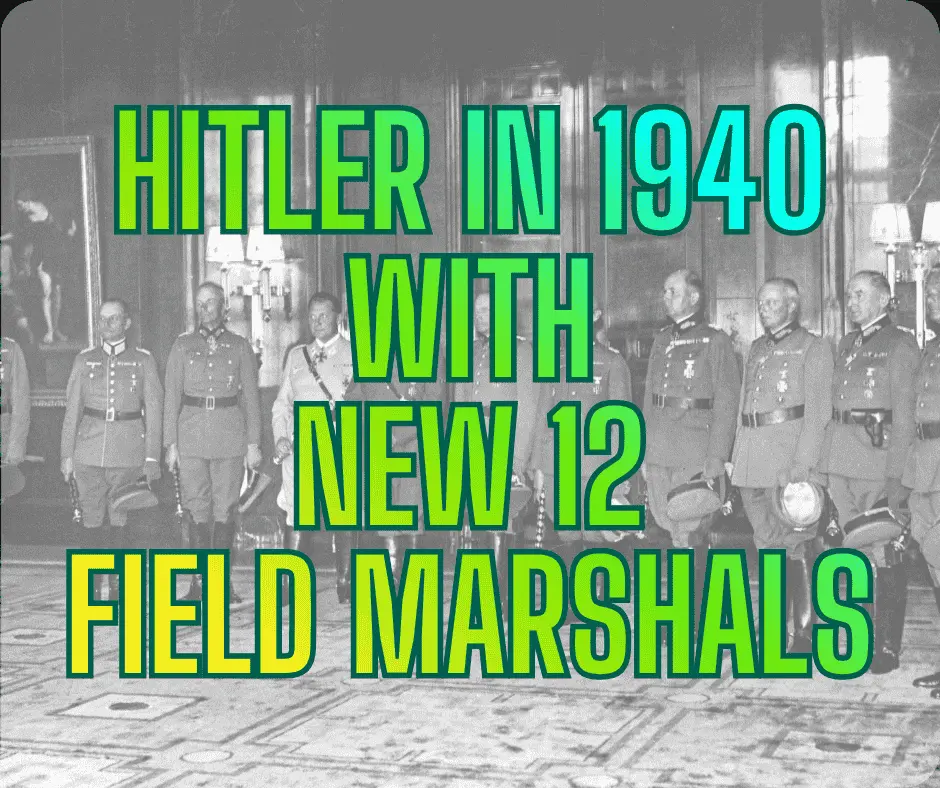 1940 field marshal ceremony